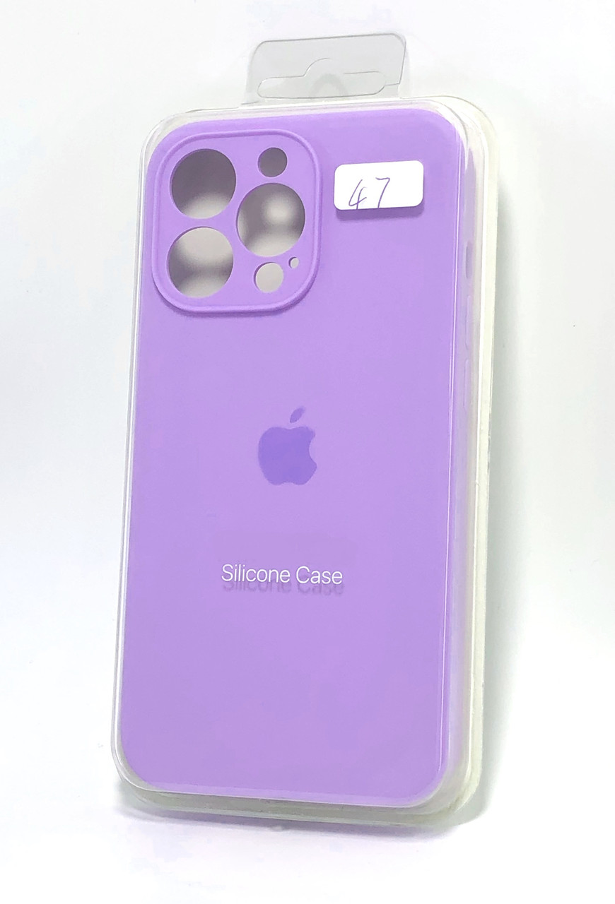 Чохол силіконовий для телефону iPhone 12Pro Silicone Case Orig FULL Camera №47 lilac 4you