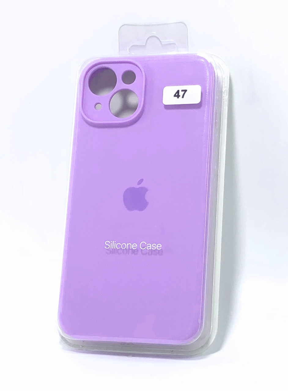Чохол для телефону iPhone 15Plus Silicone Case original FULL Camera №47 Lilac (4you)