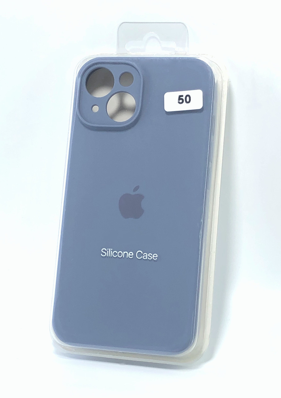 Чохол для телефону iPhone 13 Silicone Case FULL №50 charcoal grey (4you)