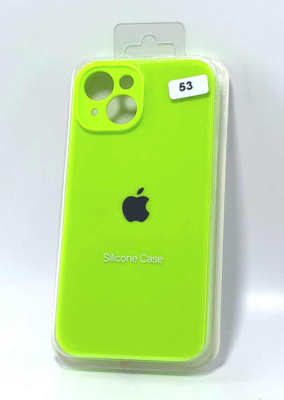 Чохол для телефону iPhone 13 Silicone Case original FULL №53 neon green (4you)