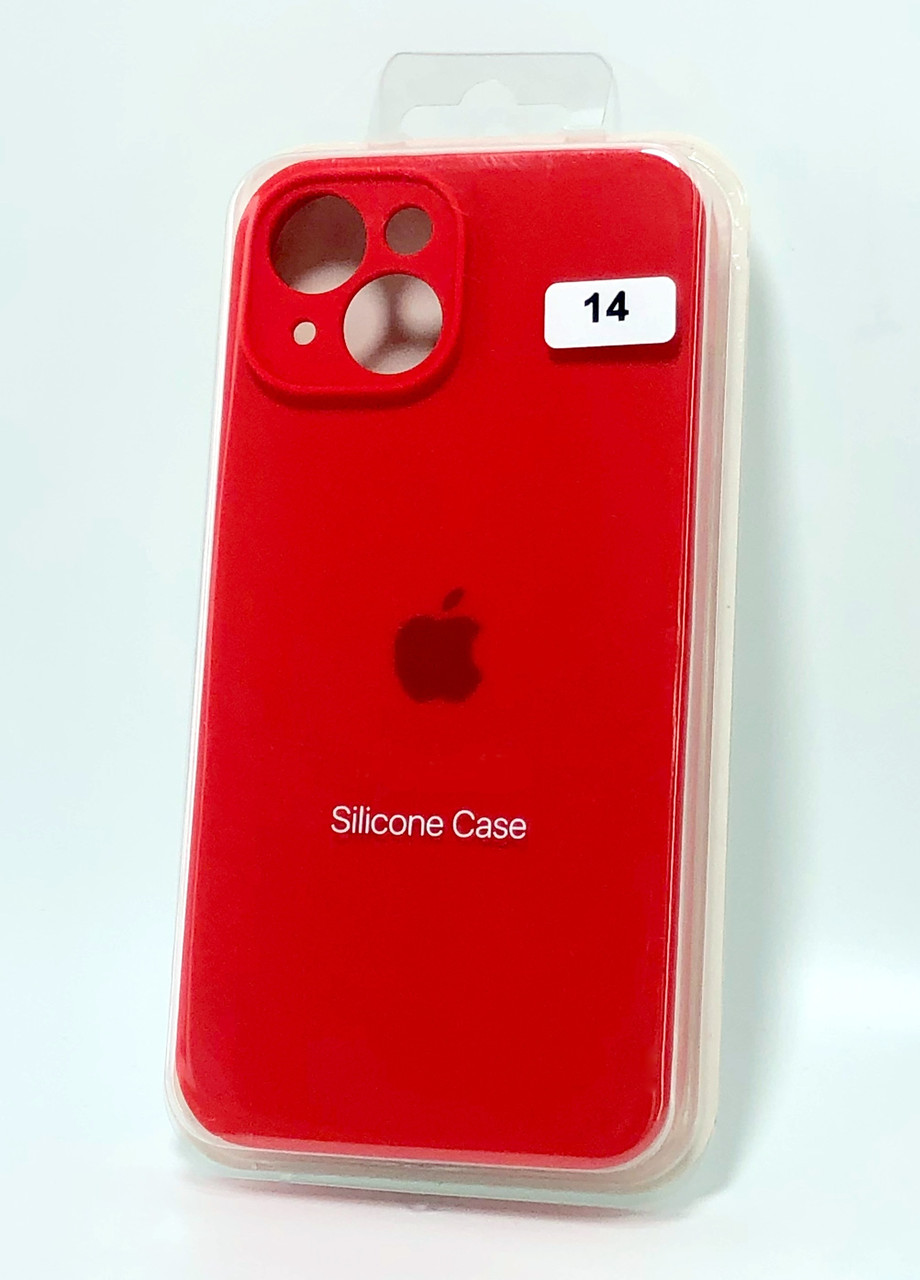 Чохол для телефону iPhone 13 Silicone Case original FULL №14 red (4you)
