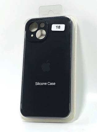 Чохол силіконовий для телефону iPhone 13 Silicone Case Orig FULL Camera №18 black 4you, фото 1