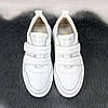 Кросівки жіночі білі шкіряні на липучках KDSL 4362_2, фото 6