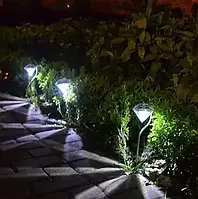 Садовый фонарь на солнечной батарее LED 28 см автоматическим вкл/выкл (СФ-035)