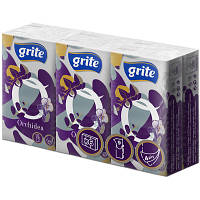 Салфетки косметические Grite Orchidea 4 слоя 9 шт х 6 пачек (4770023481167) l