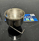 Коронка алмазна гальванічна RAPIDE DIAMOND HOLE SAW 60мм / тип свердління- мокре, фото 4