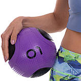 М'яч медичний медбол гумовий 1 кг Zelart Medicine Ball FI-2620-1, фото 5