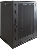 Шкаф навесной E-server 12U 600х350х637 мм черный (ES-Е1235B)