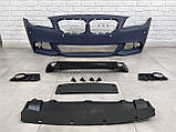 Передній бампер у зборі M Paket BMW 5 Series F10 F11 2010-2013 (під омивачі/з отворами під парктроніки), фото 4