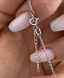 Срібна браслет конюшина з оніксом д.13 (1403.04), фото 5