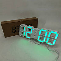 Часы настольные электронные LY-1089 LED с будильником и термометром JS
