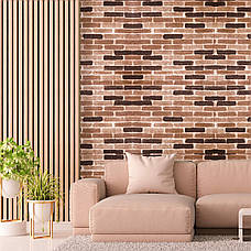 Самоклейна 3D панель 700х770х3мм Класична цегла (346-3) SW-00001146, фото 5