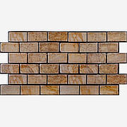 Декоративна ПВХ панель цегла 960х480х4мм Коричневий мармур SW-00001428