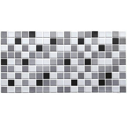 Декоративна ПВХ панель чорно-біла мозаїка 960х480х4мм SW-00001432, фото 2