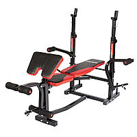 Скамья для жима York Fitness ASPIRE 220 с стойкой для штанги и партой Скотта