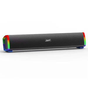 Акустична система, Саундбар USB + Bluetooth 5.0 TF AUX TRY Bajeal s100 з RGB чорна