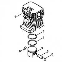 Циліндро-поршнева група STH MS 180, MS 018, 11300201209, 11300201208, для бензопили