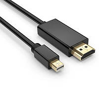 Кабель mini DisplayPort (miniDP) - HDMI 1.8м TRY Wire черный