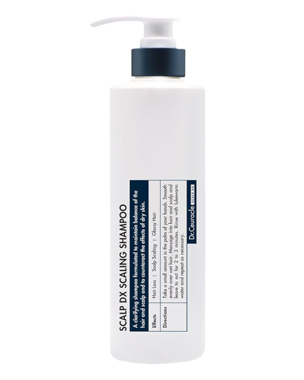 Глибокоочищуючий шампунь для зміцнення волосся Dr.Ceuracle Scalp DX Scaling Shampoo 500 мл, фото 1