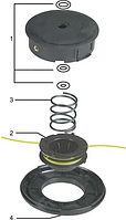 Головка косильная STH FS55 FS55 FS80 FS81 FS86 FS87 FS88 FS90 FS100 FS120 FS250 для мотокос универсальная