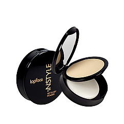 Пудра для обличчя TopFace Instyle Wet & Dry Powder PT261, № 01 Слонова кістка