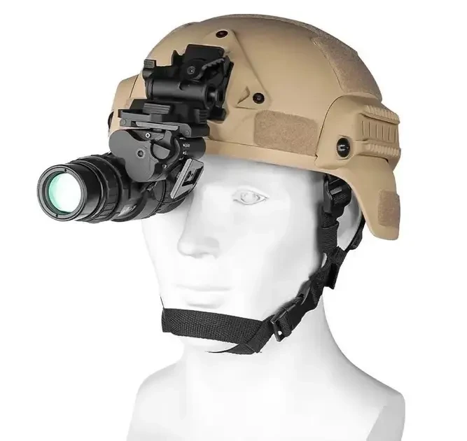 Прилад нічного бачення PVS-18A1 Night Vision із кріпленням FMA L4G24 на шолом