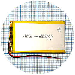 Батарея (акумулятор) універсальний 4060100 98 x 57 x 3.7 3700 mAh 3.7V