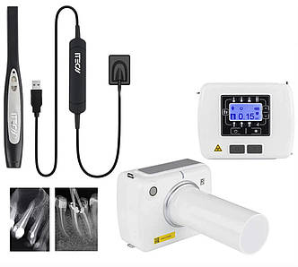 Комплект портативний дентальний рентген апарат VeRay + візіграф iTech для стоматології новинка 2023