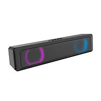 Акустическая система, Саундбар USB + Bluetooth 5.0 TF TRY A4 с RGB чёрная