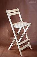 Стілець для візажиста складаний; Барний складаний високий стілець. Для кав'ярні.