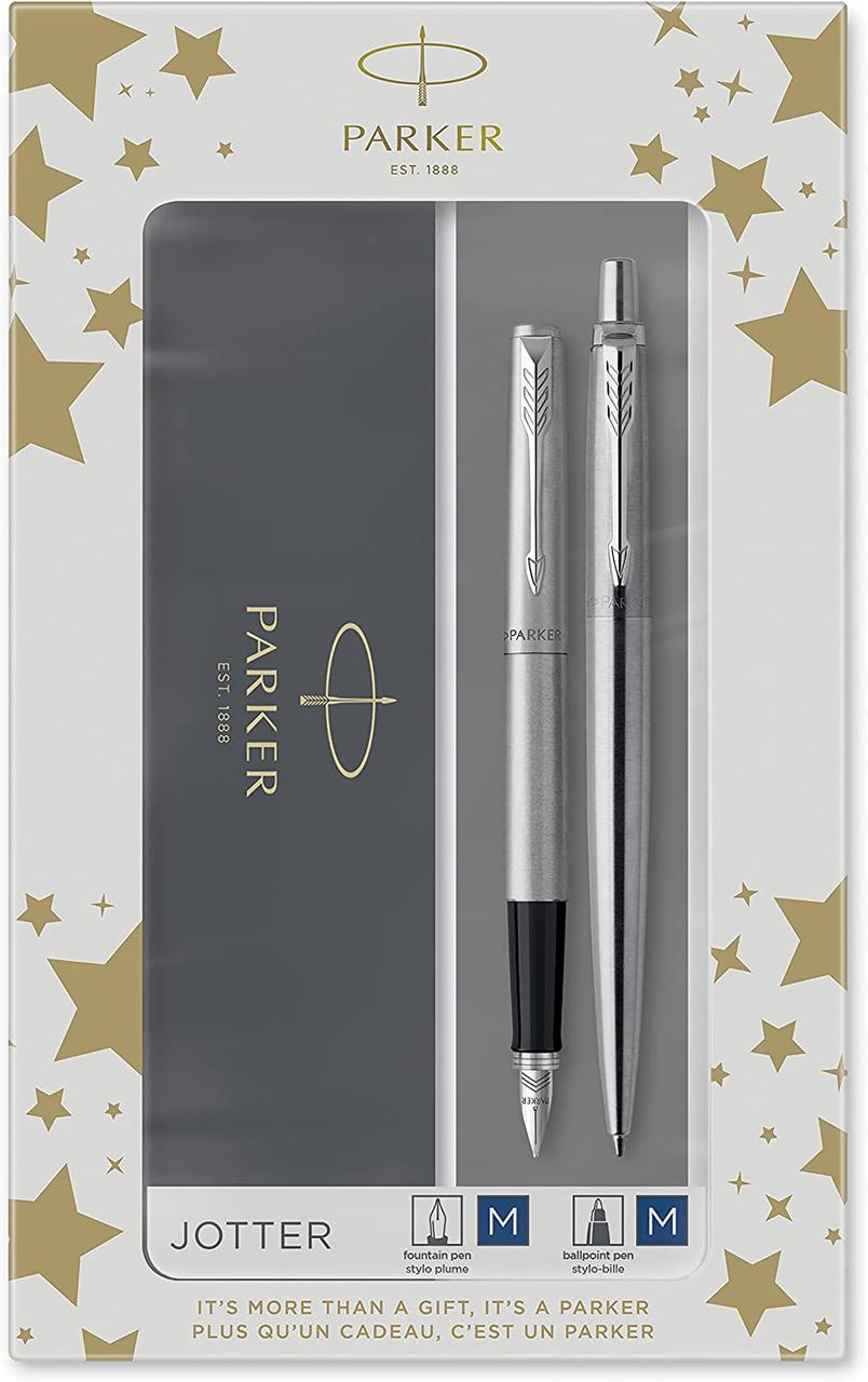 Набір ручок Parker JOTTER 17 SS CT FP+BP в подарунковій упаковці DUOSETS23 (16192b23)
