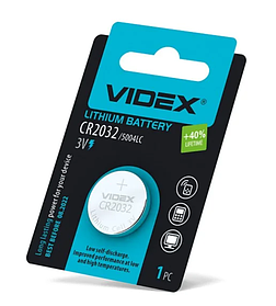 Батарейки Videx літієві CR2032 1шт