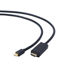 Кабель mini DisplayPort (miniDP) - HDMI 1.8м TRY Wire черный