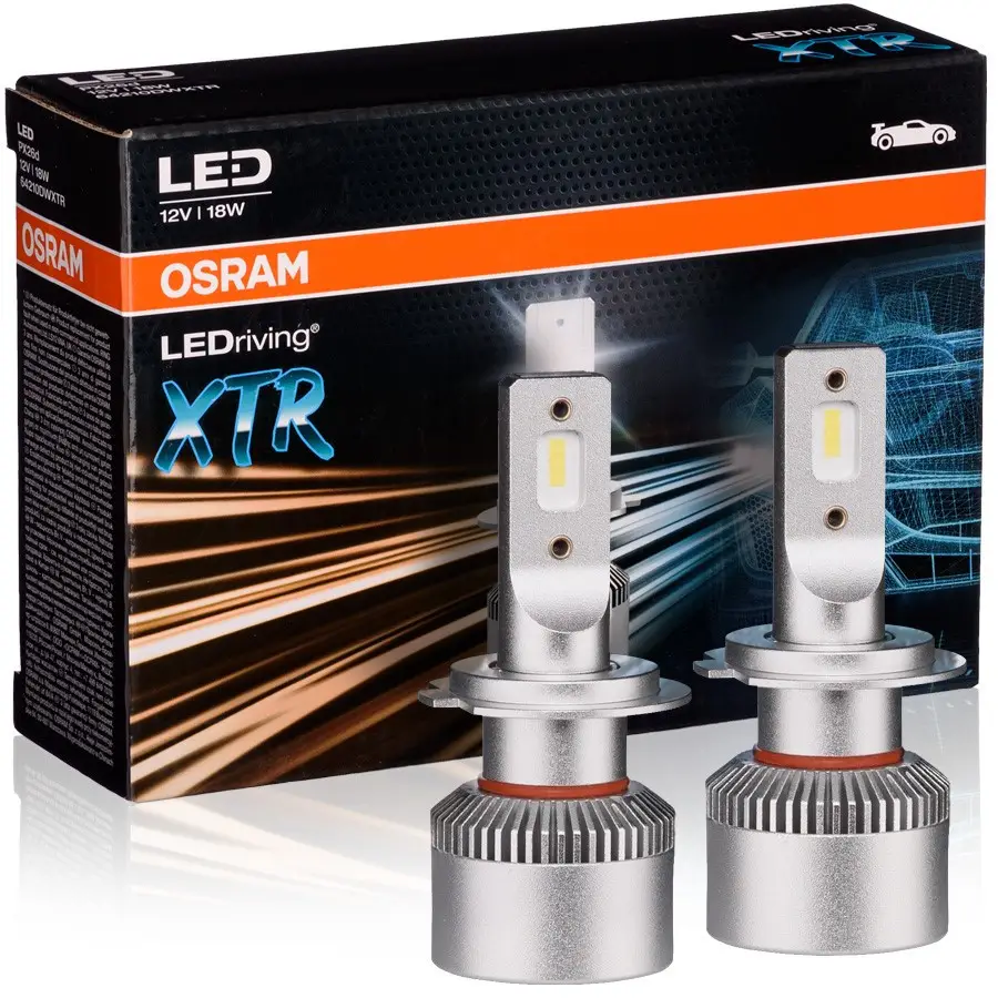 Автолампи OSRAM LEDriving XTR H7 6000K 2 шт. (64210DWXTR), фото 1