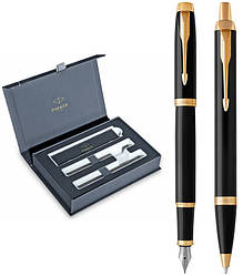 Набір ручок Parker IM 17 Black GT FP+BP в подарунковій упаковці DUO24 (22092b24)
