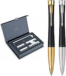 Набір ручок Parker URBAN 17 Muted Black GT BP + CT BP в подарунковій упаковці DUO24 (30005b24)