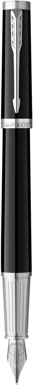 Ручка Parker чорнильна INGENUITY Black Lacquer CT FP F (60111)
