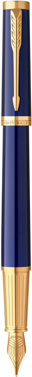 Ручка Parker чорнильна INGENUITY Blue Lacquer GT FP F (60211)