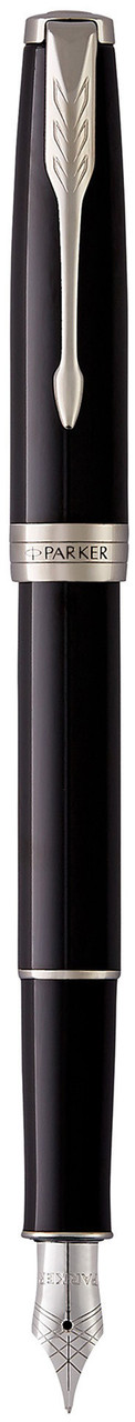 Ручка Parker чорнильна SONNET 17 Black Lacquer CT FP M (86114)