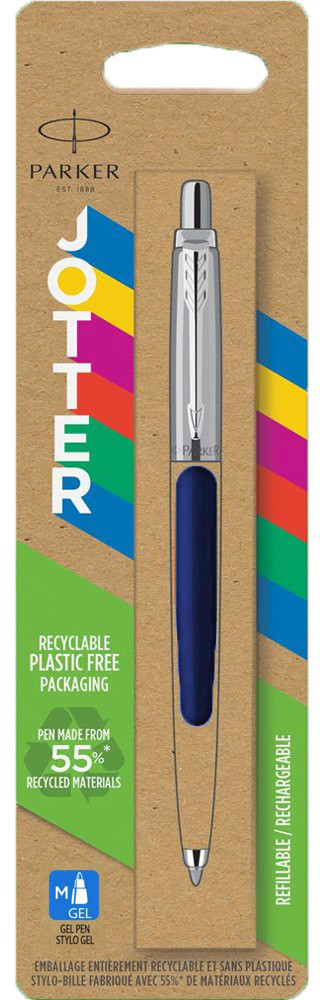 Ручка Parker кулькова JOTTER 17 Originals Navy Blue CT BP блістер (15836)