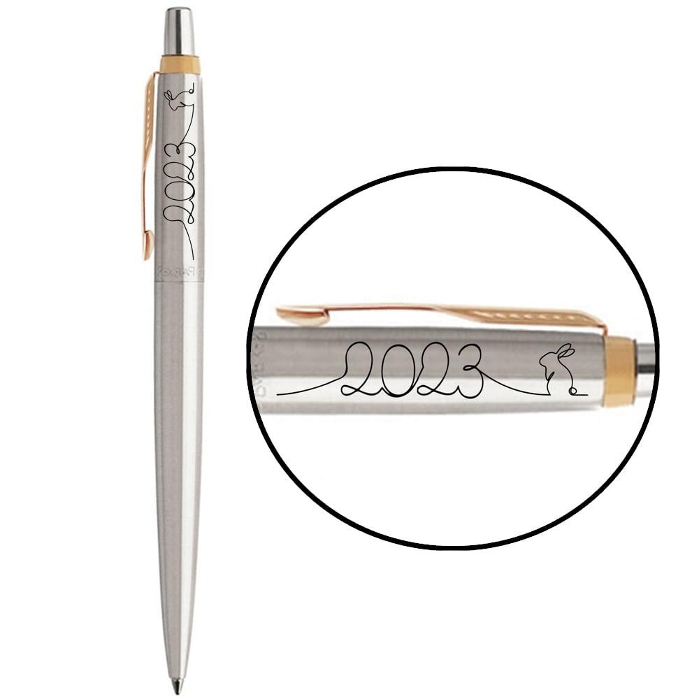 Ручка Parker кулькова JOTTER 17 ZODIAC SS GT BP 2023 рік Кролика (16032_Z212b)