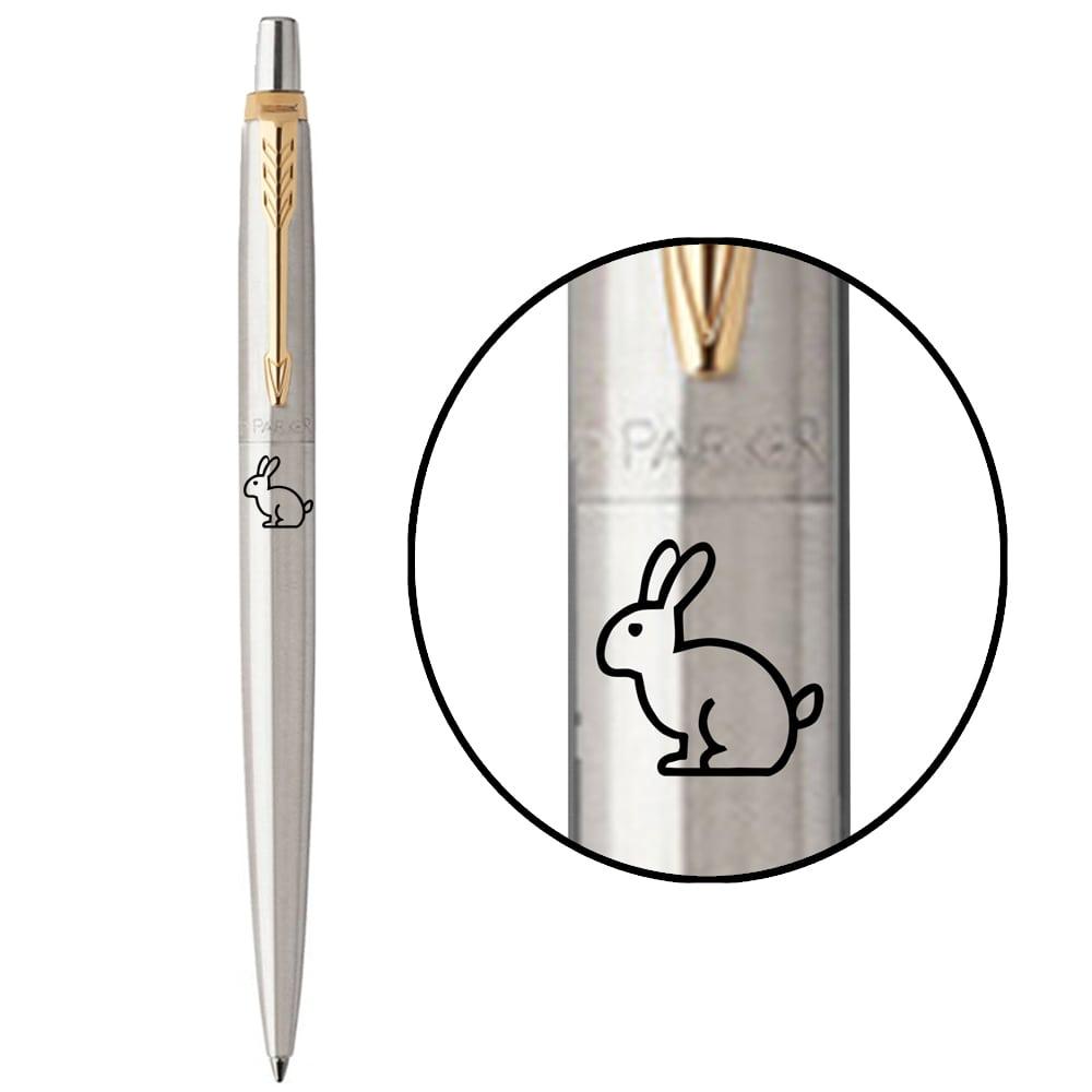 Ручка Parker кулькова JOTTER 17 ZODIAC SS GT BP Чорний Кролик (16032_Z204b)