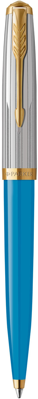 Ручка Parker кулькова PARKER 51 Premium Turquoise GT BP (56432)