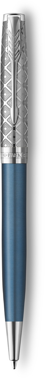 Ручка Parker кулькова SONNET 17 Metal & Blue Lacquer CT BP (68432)