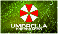 Наклейка плотерна двукольорова AMBRELLA корпорация  25*19 см колір на вибір як і розмір