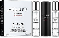 Chanel Allure homme Sport edt 60 ml (edt/20ml + refill/2x20ml)