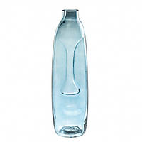 Скляна ваза "Портрет", блакитна (8605-020)