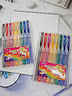 Набір кольорових ручок Glitter pen з блискітками, фото 3