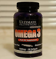 Омега 3 риб'ячий жир Ultimate Nutrition Omega 3 90 softgels жирні кислоти ультимейт нутришн вітаміни