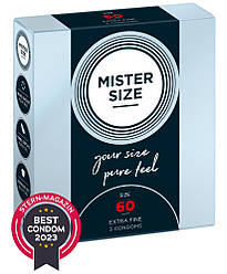 Презервативи Mister Size 60 Pure Feel 3 шт.